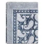 Chamois - Big Paisley Pöytäliina 150x350 cm Sininen