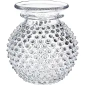 Klimchi - Hobnail Maljakko reunuksella 18 cm Crystal