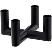 Uyuni Lighting - Matrix Kynttilänjalka 4 kynttilää 7,5 cm Musta