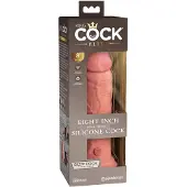 King Cock Elite 8 - realistinendildo imukupilla 20cm - luonnollinen