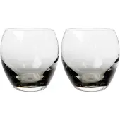 Denby - Halo/Praline Tumbler-lasi 39 cl 2 kpl Musta/Kirkas