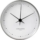Georg Jensen Henning Koppel seinäkello, 10 cm, ruostumaton teräs