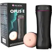 Mystim Opus E Anus - sähköinen tekoperse‑masturbaattori (luonnonvärinen-musta)