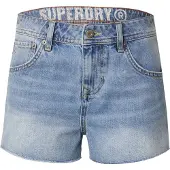 Superdry for woman. W7110448A Short Medium size blue (28), Casual, Cotton, Denim