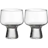 Iittala Solare lasi jalalla 29 cl 2-pack. Kirkas