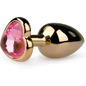 EasyToys Metal No.3 - anustappi - metalli - kulta-vaaleanpunainen 2,5 cm