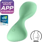 Satisfyer Liitetty anaalipistoke - - Trendsetter - Vaaleanvihreä - Yksi koko - Kohdennettu stimulointi