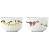 Kähler - Hammershøi Christmas Kynttilälyhty 6,5 cm 2 kpl Valkoinen