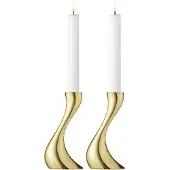 Georg Jensen - Cobra Kynttilänjalka 16 cm 2 kpl Kulta