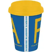 Citronelles - Fika To Go Muki 38 cl Sininen/Keltainen