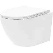 REA Carlo Mini Flat N Tornado Rimless seinälle ripustettava wc-istuin