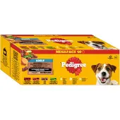 Pedigree 40x100g tuorepussit maalaisvalikoima kastikkeessa (4 makua)