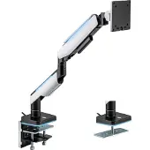 Logilink Gaming-monitorarm 17-32 med belysning Svart/Vit
