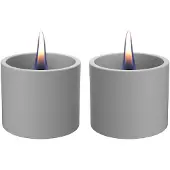 Tenderflame - Breeze Sisustustuli 2 kpl Harmaa