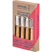 Opinel - Essentials Veitsisetti 4 kpl Oliivipuu