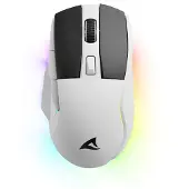Sharkoon SKILLER SGM50W mouse (white, including charging station)