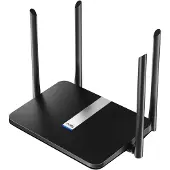 Cudy X6 -reititin, Wi-Fi 6, AX1800, Dual-band, musta