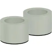 Uyuni Lighting - Taper Candles Kynttilänjalka 3,2x2,3 cm 2 kpl Dusty Green