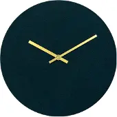 Hemverk - Felt Dark Green Seinäkello 28 cm Tummanvihreä/Kulta