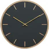 Hemverk - Conifer Oak Seinäkello 38 cm Tummanvihreä/Kulta