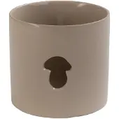 Sögne Home - Kynttilälyhty sieni 8x8 cm Beige