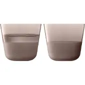 LSA International - Arc Juomalasi 26 cl 2 kpl Contrast Earth