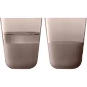 LSA International Drinkglas Arc Contrast - Brown - 38 CL