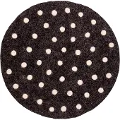 A world of craft - Felt Istuintyyny 37 cm Musta pilkullinen