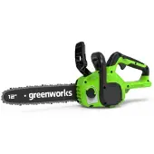 Greenworks Ketjusaha G40CS30 Gen II; 40 V; 30 cm laippa (ilman akkua ja laturia)