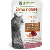 Almo nature 24x55g Jelly Pouch tonnikalafilee & katkarapu HFC Kissanruoka