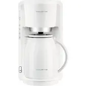 Rowenta CT3818, Suodatinkahvinkeitin, Jauhettu kahvi, Musta, Hopea