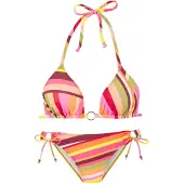 Bruno Banani Bikini sitruunankeltainen / oranssi / koralli / vaaleanpunainen