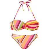 Bruno Banani Bikini omena / oranssi / roosa / burgundin punainen