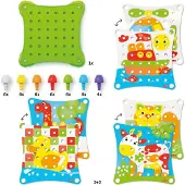Quercetti Pegart Jumbo Peggy Evo - Multi/patterned - ONE SIZE