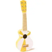 Kids Concept Music - Guitar yellow white - (1000954)