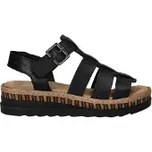 Rieker Ladies' Sandals V7904-00 Black - Black - 36