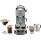 De'Longhi – De’Longhi EC890.GR, Espressokone, 1,1 L, Kahvinappi, Jauhettu kahvi, Harmaa (0132106345)