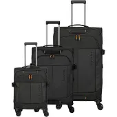 Travelite Briize 4-pyöräinen Matkalaukkusetti 3-osainen Laajennettava Harmaa