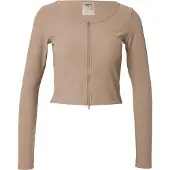 Aim'n Ribbed Performance Zipped Cardigan - Brown - L