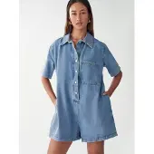 St MRLO Haalari 'DENIM PLAYSUIT' sininen denim