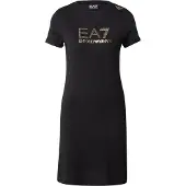 EA7 for woman. 7W000478_AF12500 Alie dress black (XXS), Casual, Viscose, Short sleeve