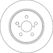 TRW Jarrulevy (1kpl) DF6828