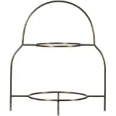 House Doctor Plate Stand, Hdsana, Antique Brass - Gold - 32X21.7X37CM