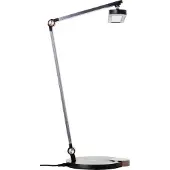Brilliant Led pöytävalaisin Officehero, himmennettävä, Musta, Työhuone/toimisto, Alumiini