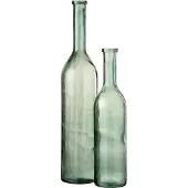 J-Line Vase Cancun Glass Green Large - Green - H101CM