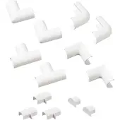 D-Line adapterisetti 20X10MM, valkoinen