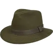 Stetson Waxed Traveller Cloth Hat Olive Hatut 57/M