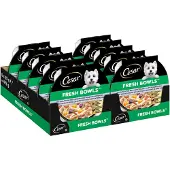 Cesar 10x85g Fresh Bowls ankka kastikkeessa koiran märkäruoka