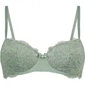 Hunkemoller Marine Padded Underwired Bra - Green - 70 B