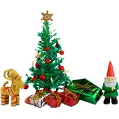 Lundby Julgransset Batteri - Multi/patterned - 6.5X6.5X11CM